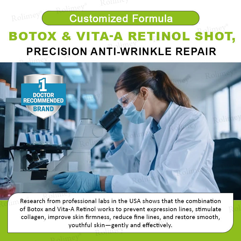 👨‍⚕️Made and Shipped from the Canada ✅Rolimey® Botox & Vita-A Retinol Shot Wrinkle-Lift Tightening stick- Last Day Promotion 70% OFF🔥LAST DAY 70% OFF