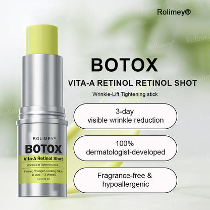 👨‍⚕️Made and Shipped from the Canada ✅Rolimey® Botox & Vita-A Retinol Shot Wrinkle-Lift Tightening stick- Last Day Promotion 70% OFF🔥LAST DAY 70% OFF