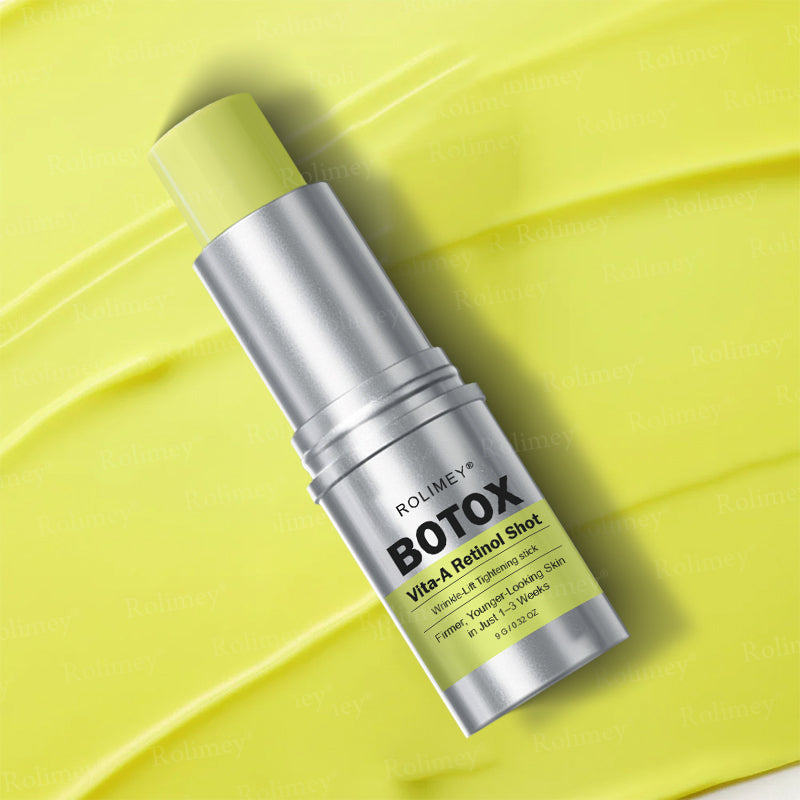 👨‍⚕️Made and Shipped from the Canada ✅Rolimey® Botox & Vita-A Retinol Shot Wrinkle-Lift Tightening stick- Last Day Promotion 70% OFF🔥LAST DAY 70% OFF