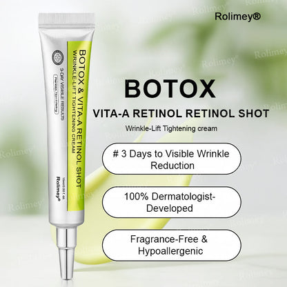 👍🌟💫Made and shipped from Canada 💫Rolimey® Botox & Vita-A Retinol Shot Wrinkle-Lift Tightening cream - Last Day Promotion 70% OFF