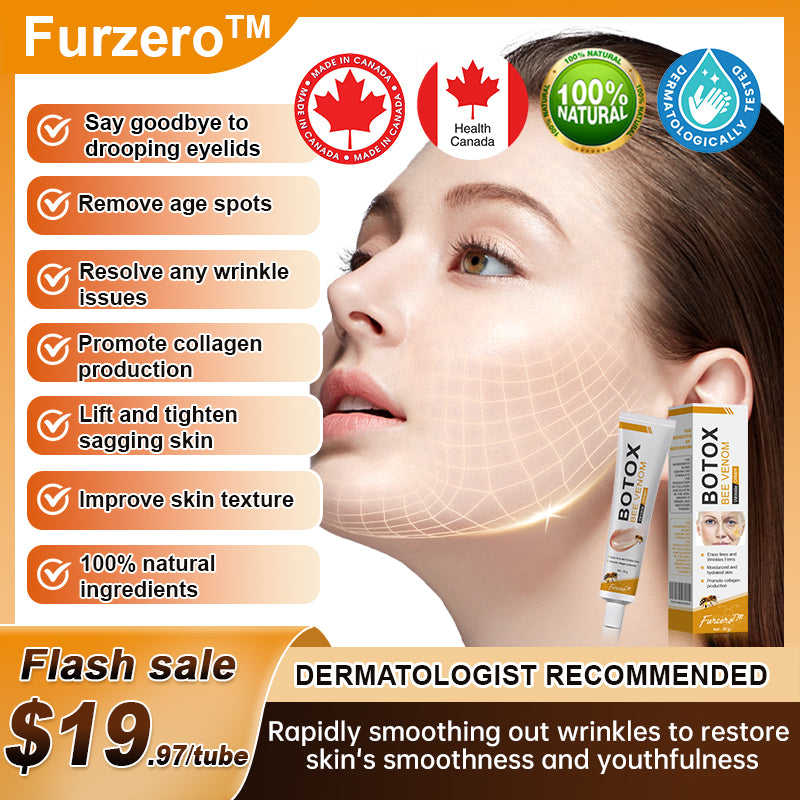 (💎🔥🌿Made and shipped from Canada👨‍⚕️) Furzero™ Botox Bee Venom Wrinkle Removal Cream- LAST DAY 70% OFF