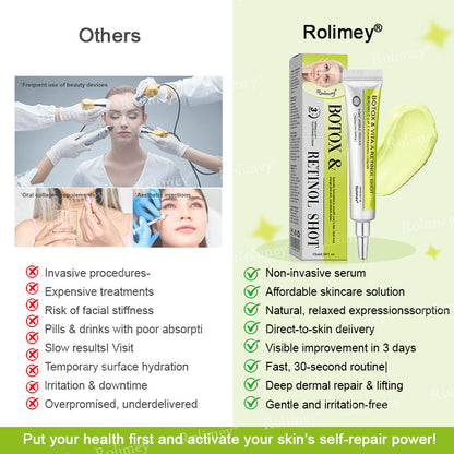 👍🌟💫Made and shipped from Canada 💫Rolimey® Botox & Vita-A Retinol Shot Wrinkle-Lift Tightening cream - Last Day Promotion 70% OFF
