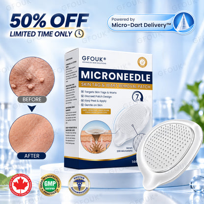 🙌✨GFOUK® 7-Day MicroNeedle Wart & Skin Tag Removal Patch