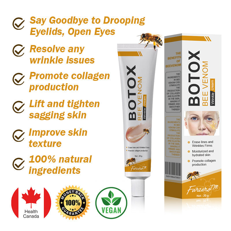(💎🔥🌿Made and shipped from Canada👨‍⚕️) Furzero™ Botox Bee Venom Wrinkle Removal Cream- LAST DAY 70% OFF